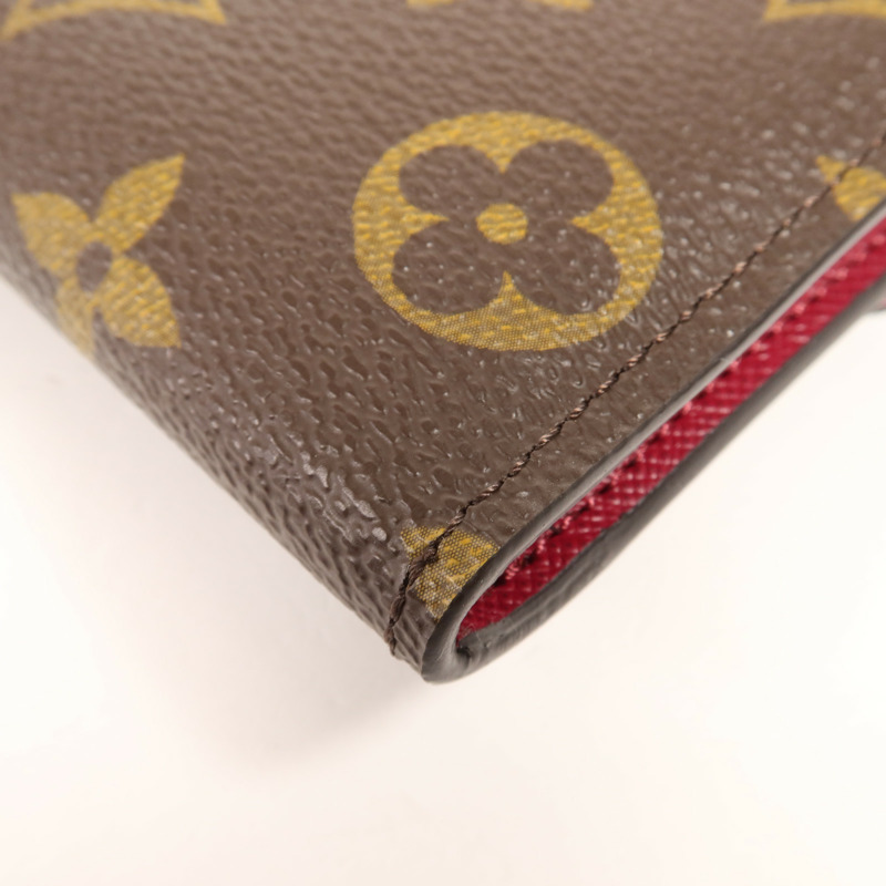 LOUIS VUITTON Monogram Josephine Long Wallet金扣長錢包-9