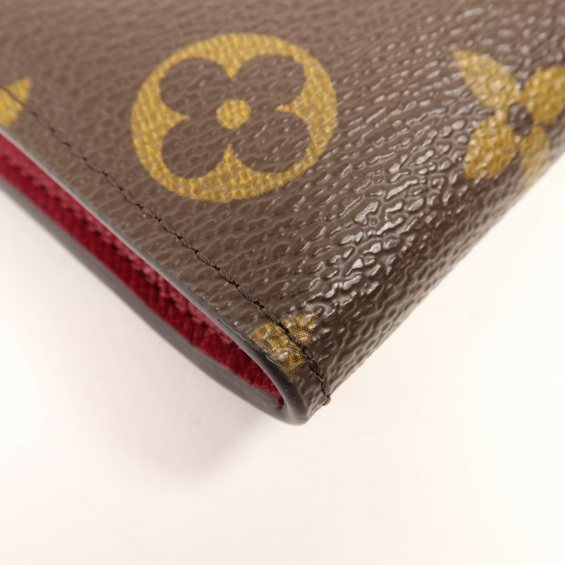 LOUIS VUITTON Monogram Josephine Long Wallet金扣長錢包-10