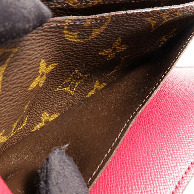 LOUIS VUITTON Monogram Josephine Long Wallet金扣長錢包-12
