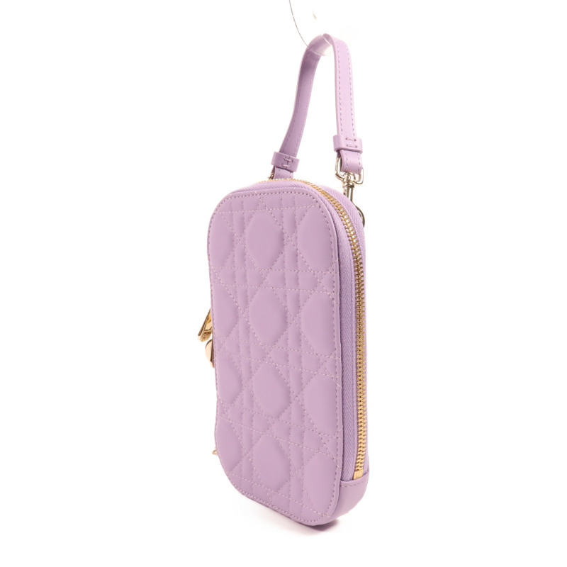 Dior 牛皮皮革2 Way Shoulder金扣手挽肩背兩用袋-2