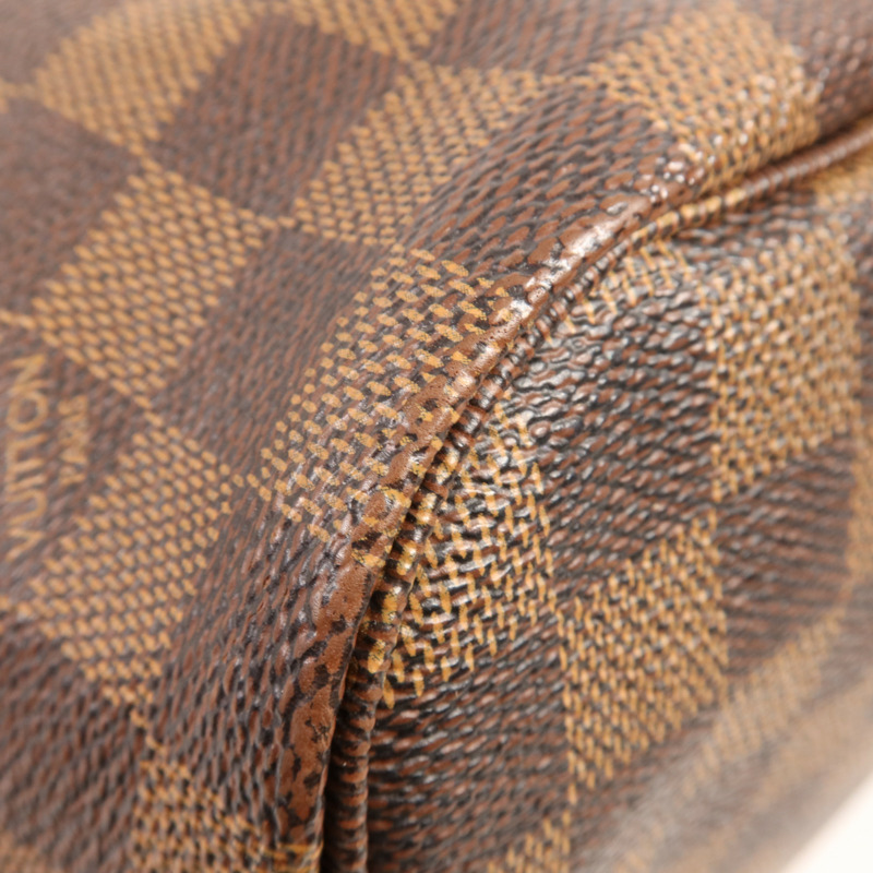 LOUIS VUITTON Damier Neverfull MM金扣肩背袋/手挽袋-8