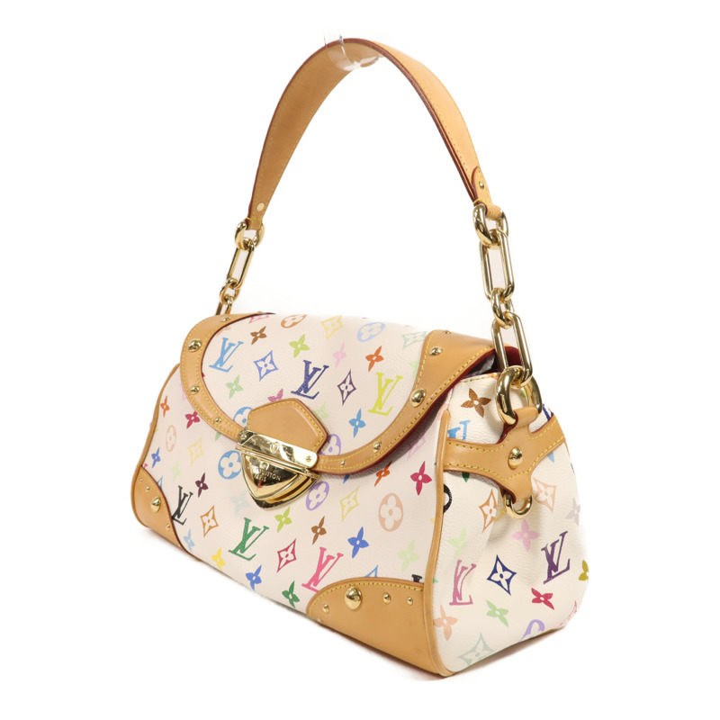 LOUIS VUITTON Monogram Multicolore Beverly MM金扣肩背袋-2