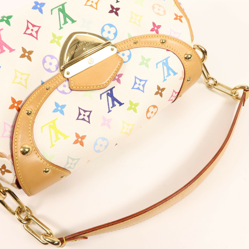 LOUIS VUITTON Monogram Multicolore Beverly MM金扣肩背袋-4