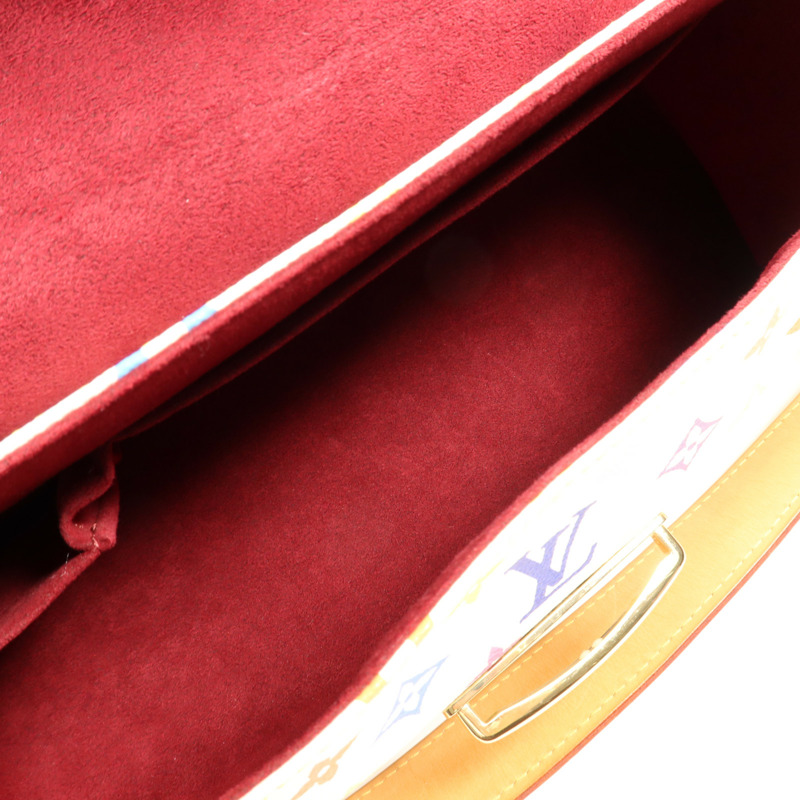 LOUIS VUITTON Monogram Multicolore Beverly MM金扣肩背袋-9