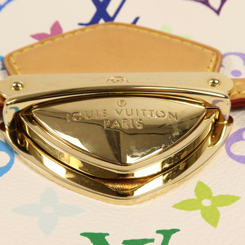 LOUIS VUITTON Monogram Multicolore Beverly MM金扣肩背袋-12