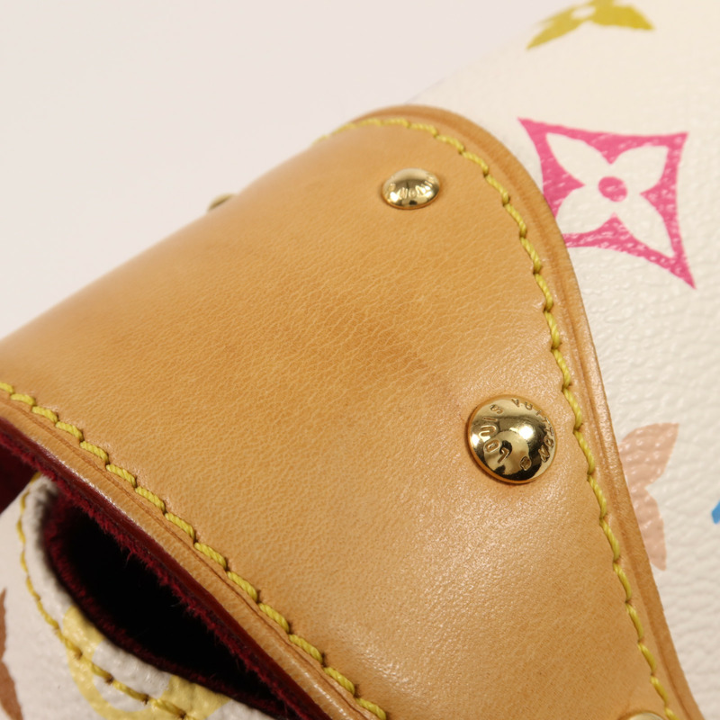 LOUIS VUITTON Monogram Multicolore Beverly MM金扣肩背袋-13