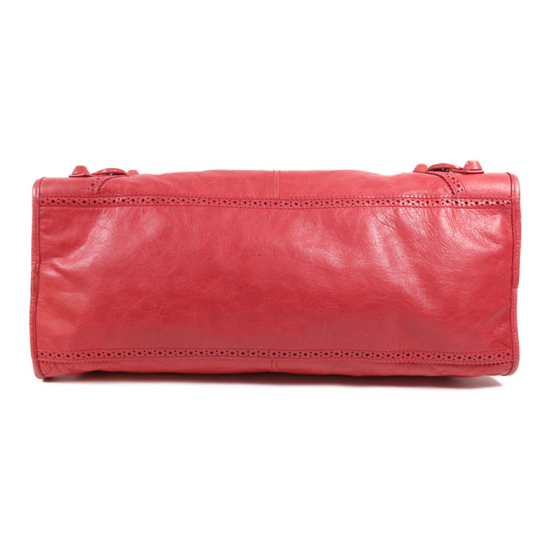 BALENCIAGA 牛皮皮革Giant City銀扣手挽肩背兩用袋-3