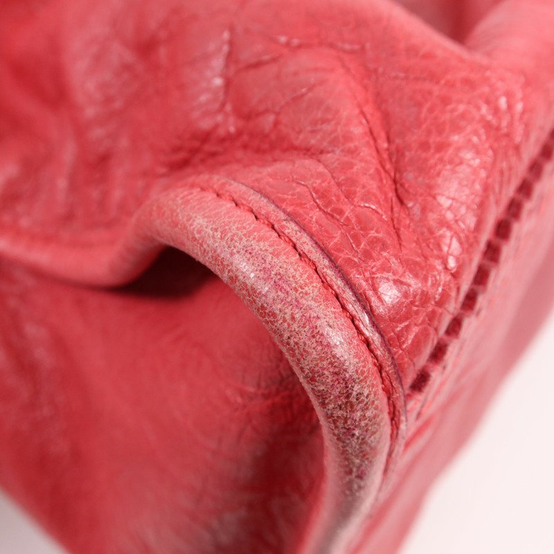 BALENCIAGA 牛皮皮革Giant City銀扣手挽肩背兩用袋-11