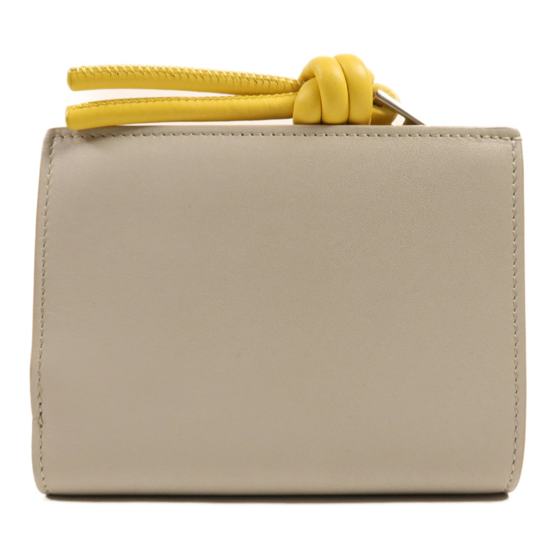 LOEWE 牛皮皮革Wallet銀扣錢包-1