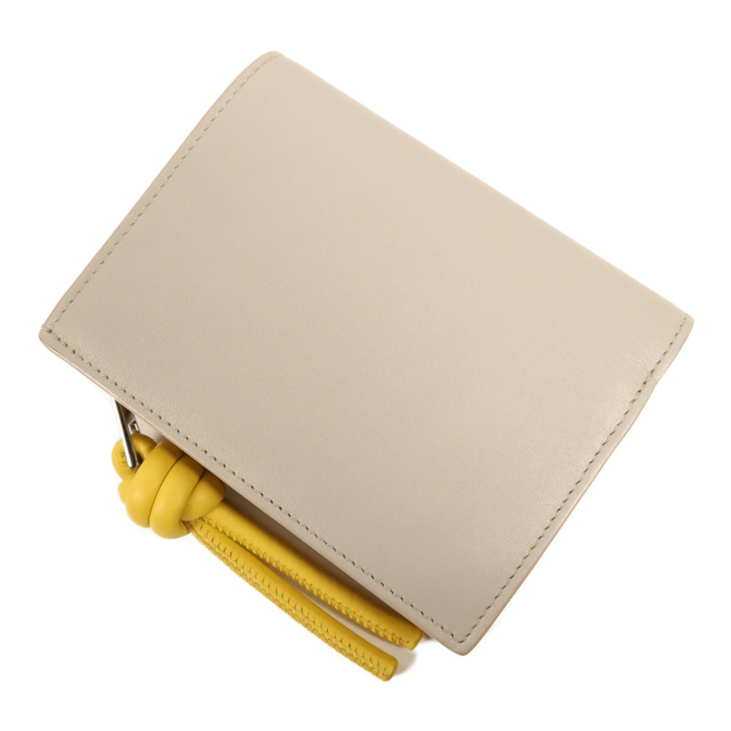 LOEWE 牛皮皮革Wallet銀扣錢包-3