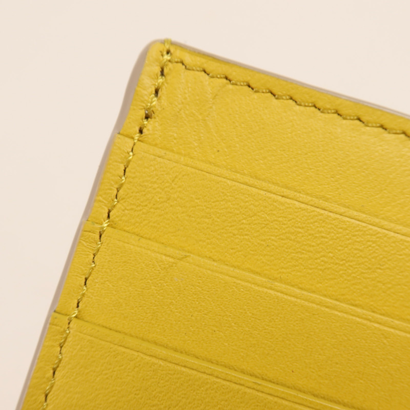 LOEWE 牛皮皮革Wallet銀扣錢包-12