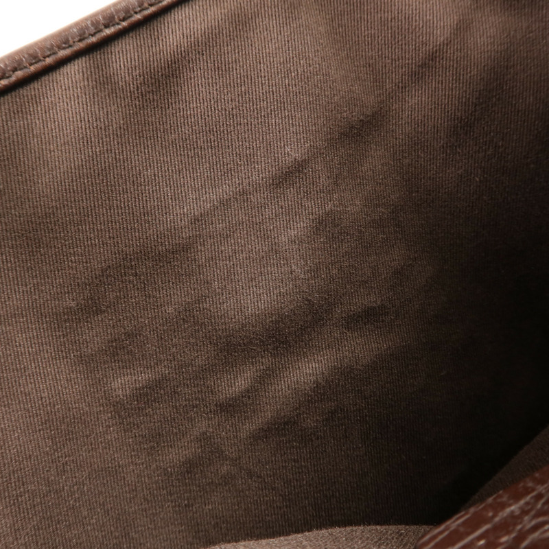 GUCCI 帆布Shoulder Bag銀扣肩背袋-12