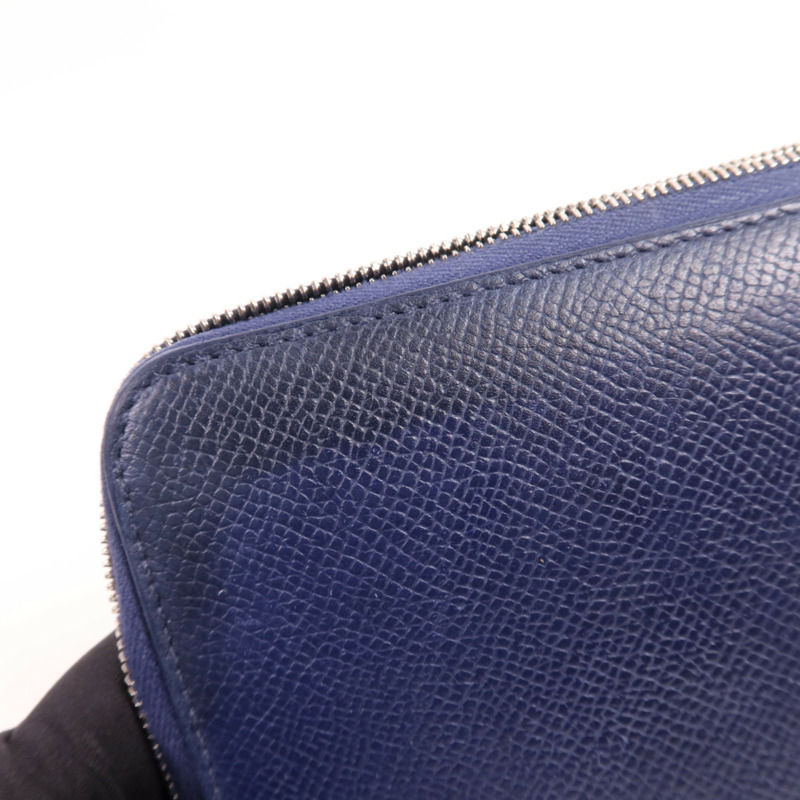 HERMES Clemence皮革Silk In Long Wallet銀扣長錢包-16