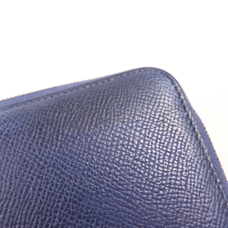 HERMES Clemence皮革Silk In Long Wallet銀扣長錢包-18