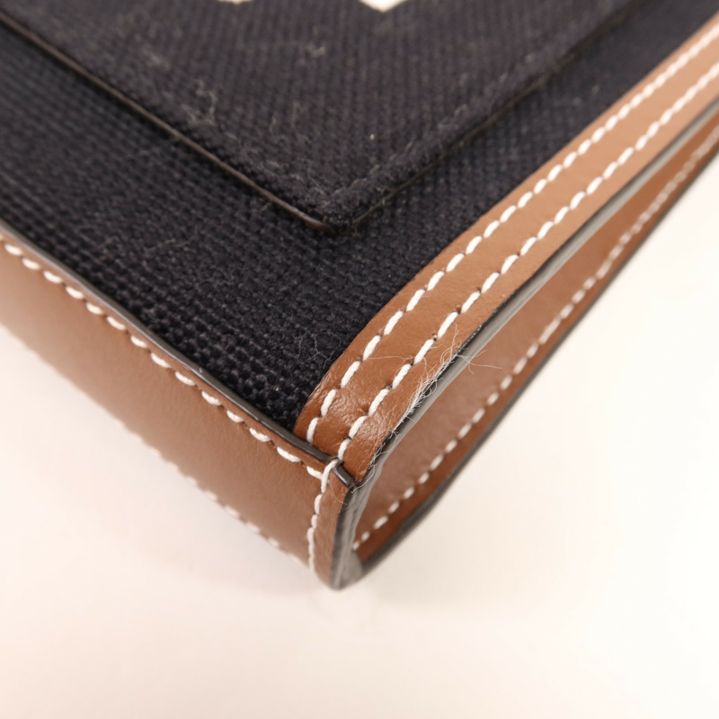 BURBERRY 帆布Shoulder Bag銀扣手挽肩背兩用袋-8