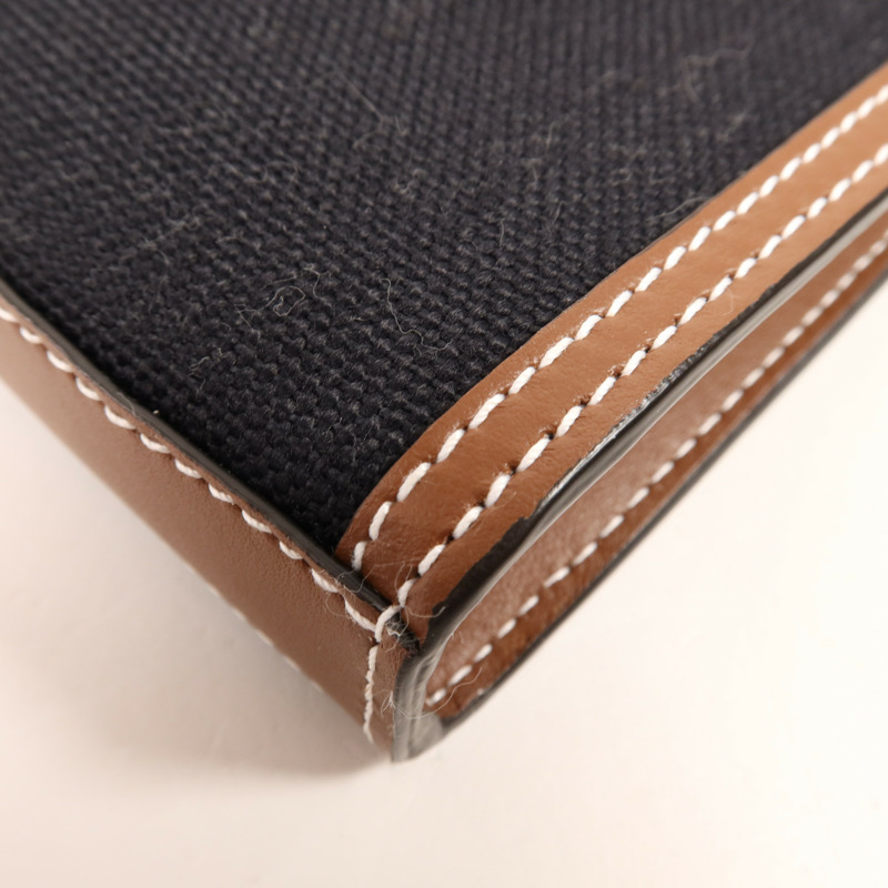 BURBERRY 帆布Shoulder Bag銀扣手挽肩背兩用袋-10