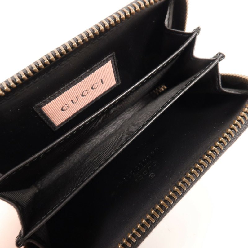GUCCI 牛皮皮革Card Case金扣卡片套-4