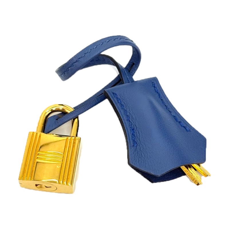 ［4179］Hermès 愛馬仕 Birkin 25 瑪瑙藍 手提包 SW皮 金扣-5