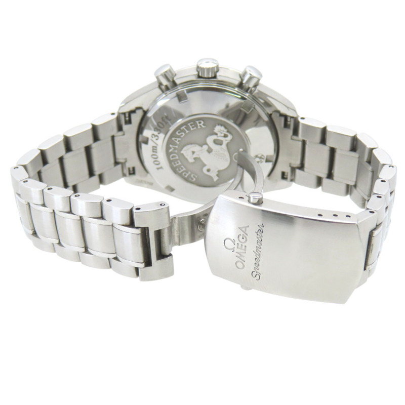 歐米茄超霸系列日期顯示腕錶 3210.50 自動機械錶 不鏽鋼錶殼 黑色錶盤 0327 OMEGA 男錶-4