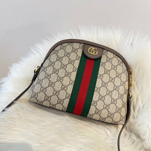 GUCCI 老花貝殼包