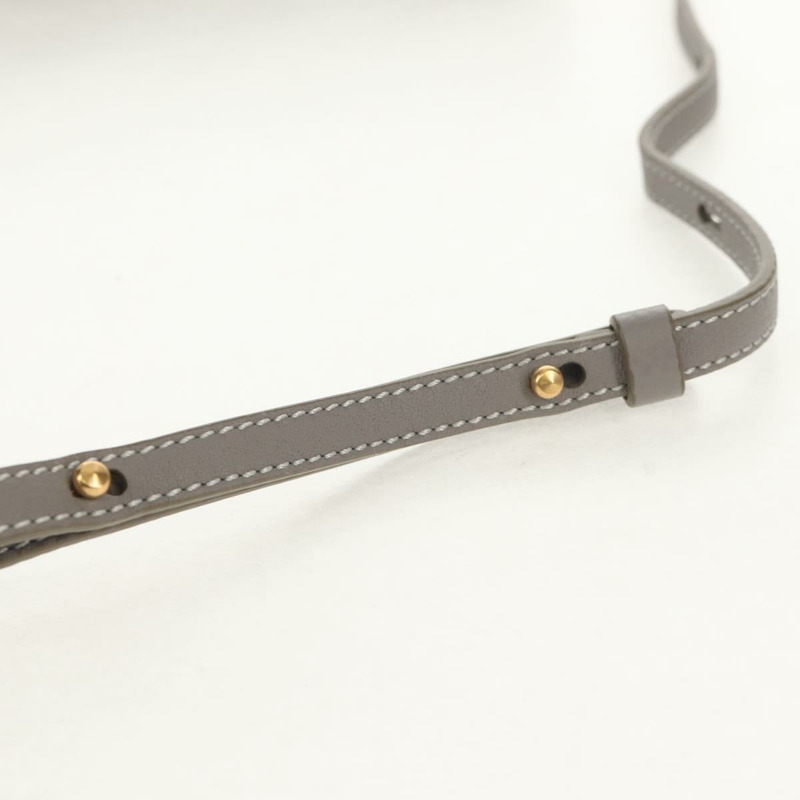 【日本直送】Chloe Mercy 腰包 皮革 灰色 金色 正品 BA7542-7