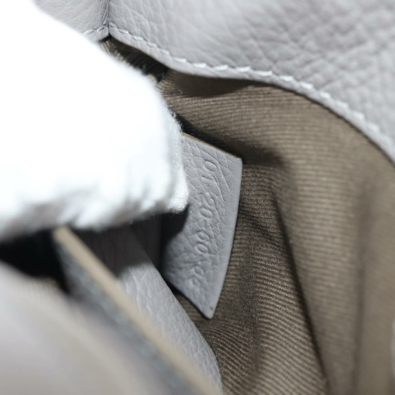 【日本直送】Chloe Mercy 腰包 皮革 灰色 金色 正品 BA7542-10