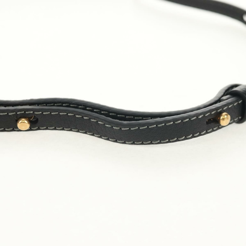 【日本直送】Chloe Mercy 腰包 皮革 黑色 金色 正品 BA7541-7