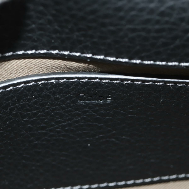 【日本直送】Chloe Mercy 腰包 皮革 黑色 金色 正品 BA7541-20