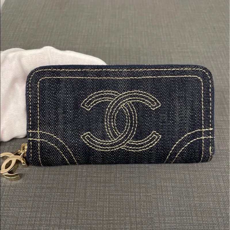 Chanel牛仔錢包-0