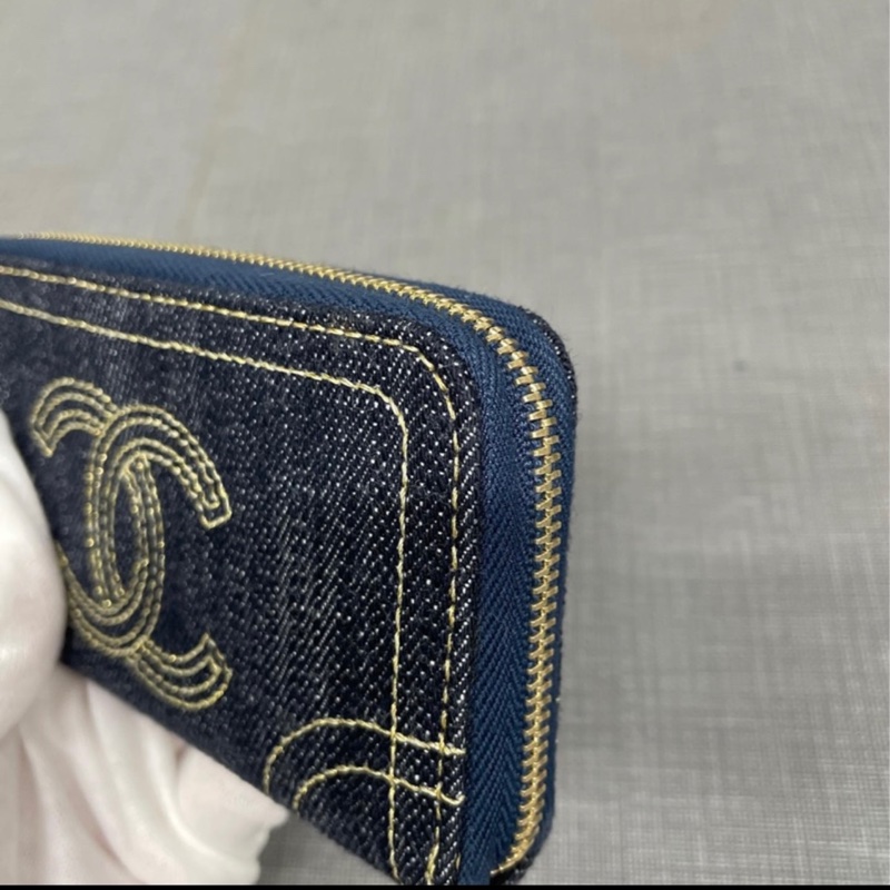 Chanel牛仔錢包-10