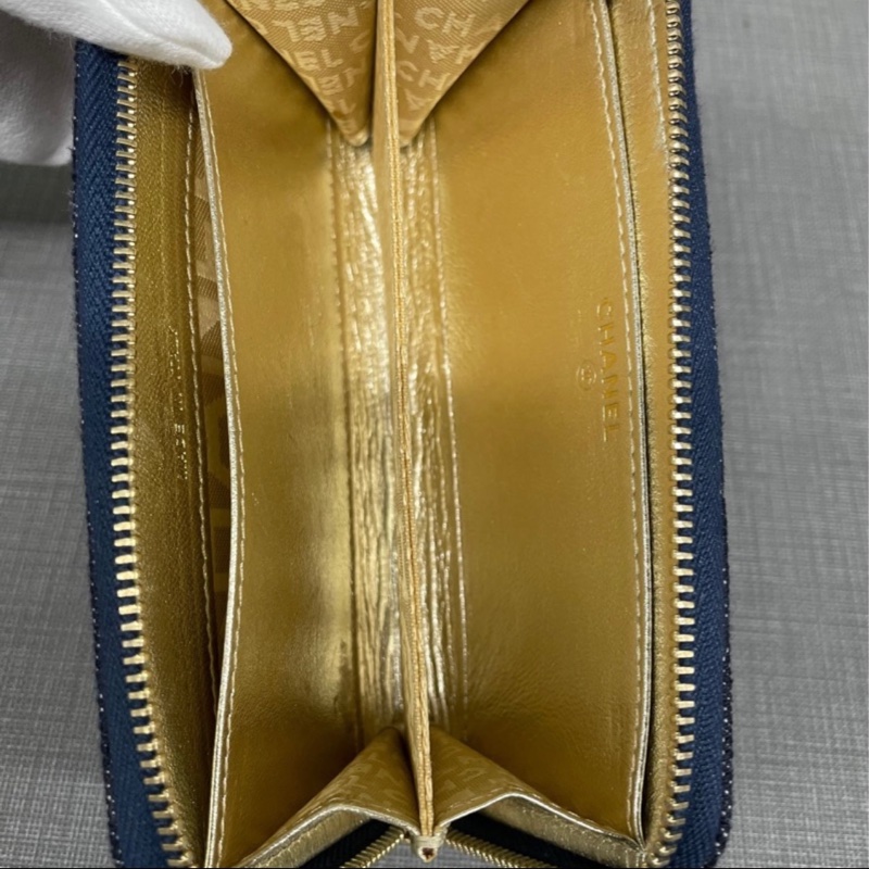 Chanel牛仔錢包-12