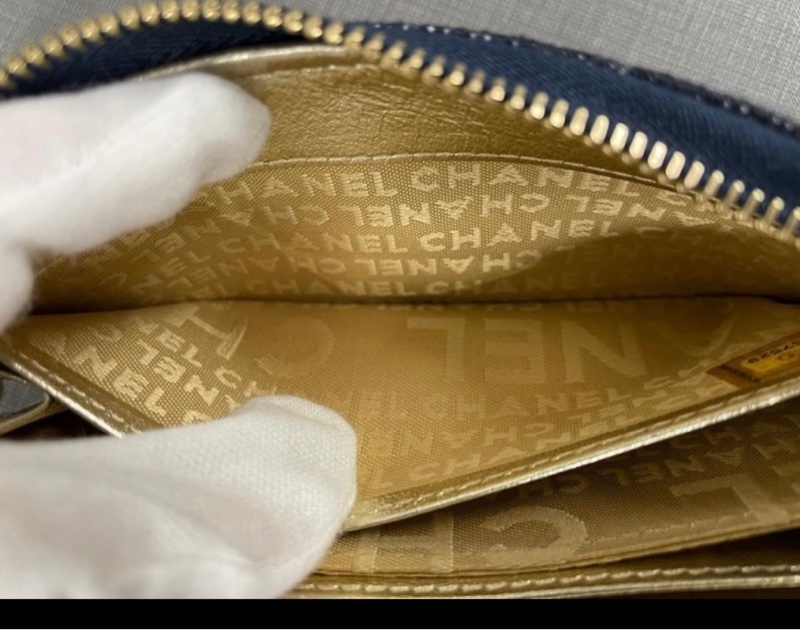 Chanel牛仔錢包-16