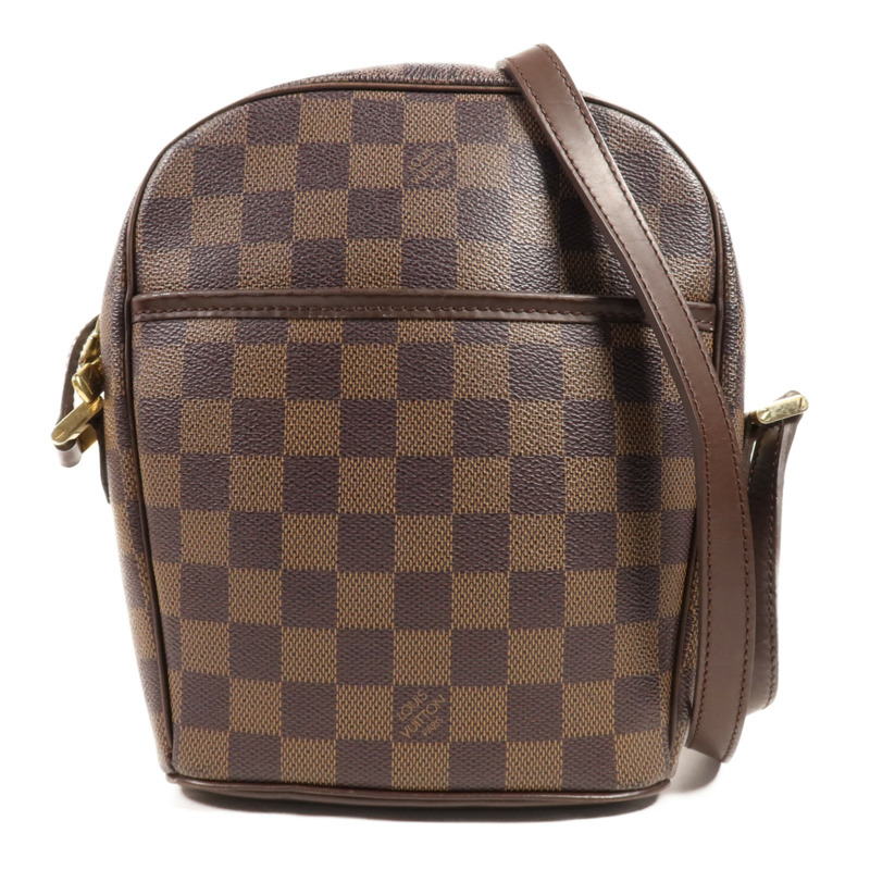 LOUIS VUITTON Damier Ipanema PM金扣肩背袋-0