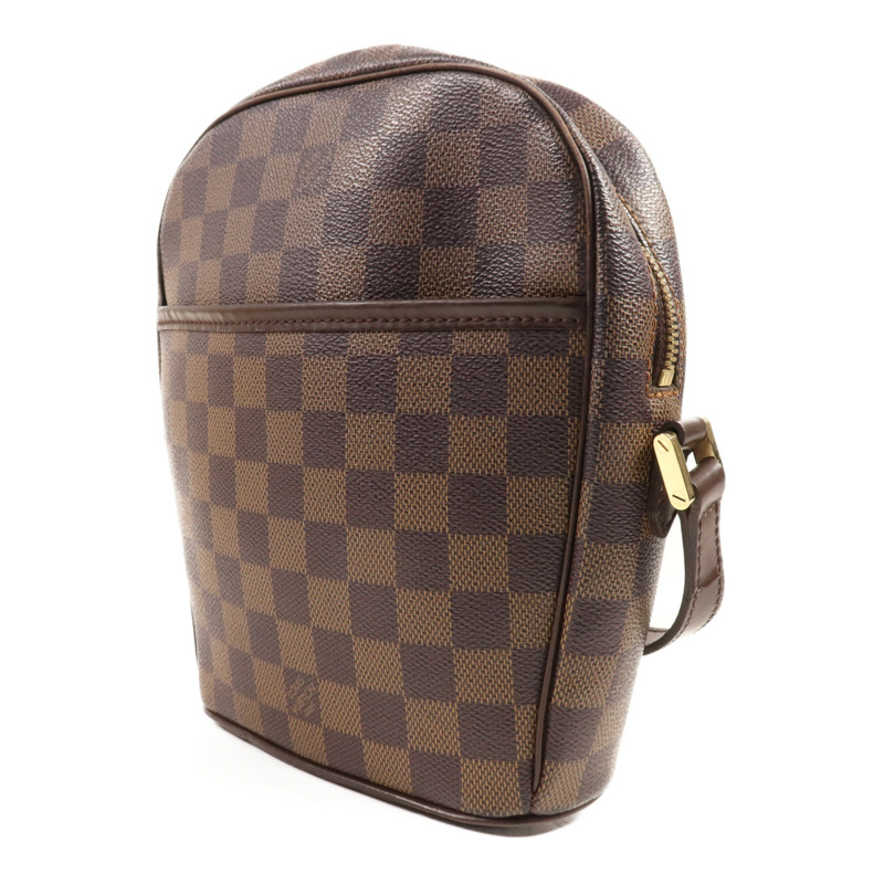 LOUIS VUITTON Damier Ipanema PM金扣肩背袋-2