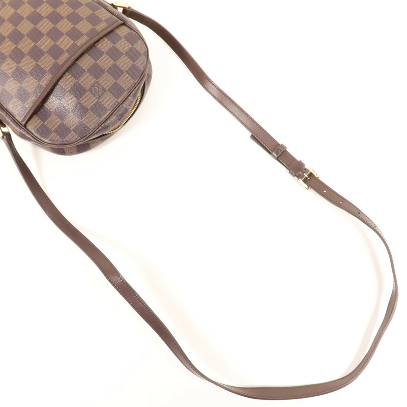 LOUIS VUITTON Damier Ipanema PM金扣肩背袋-4