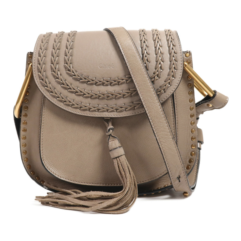 Chloe 皮革Shoulder Bag金扣肩背袋-0