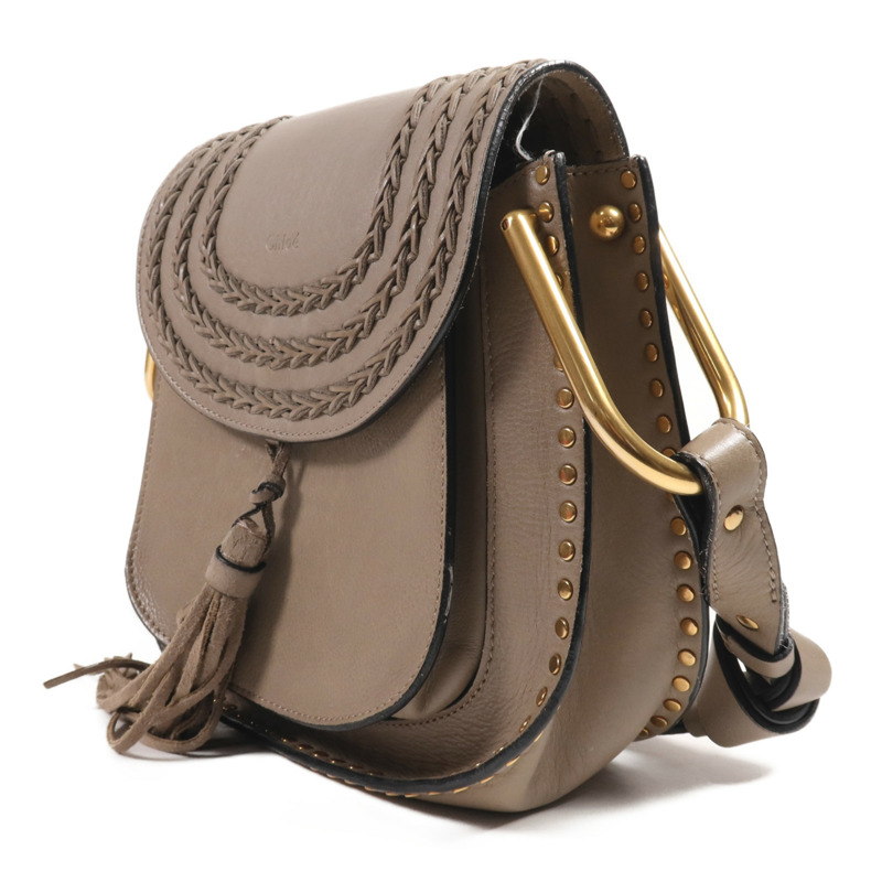 Chloe 皮革Shoulder Bag金扣肩背袋-2