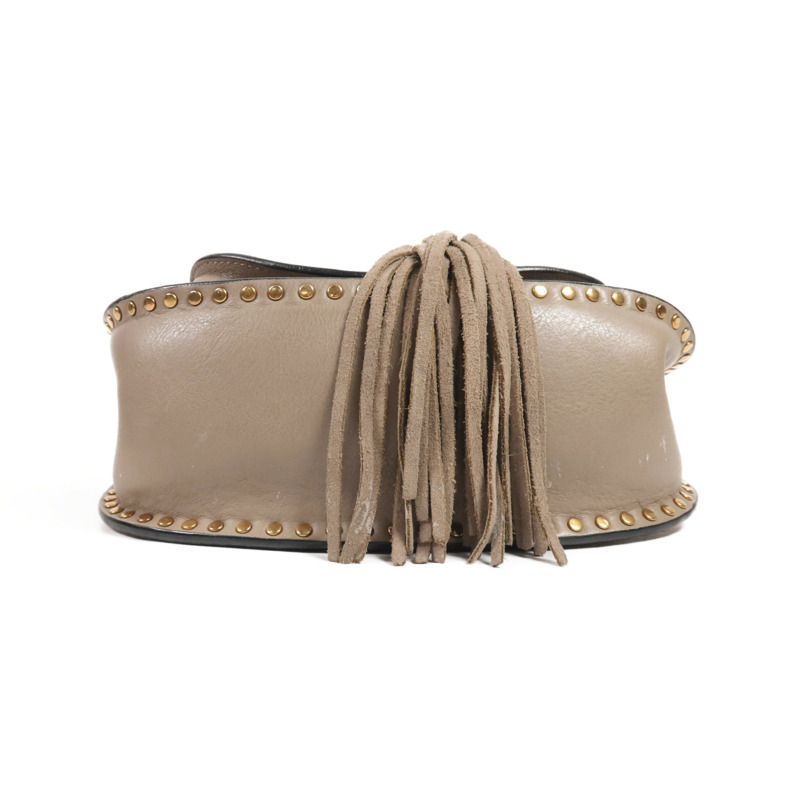 Chloe 皮革Shoulder Bag金扣肩背袋-3