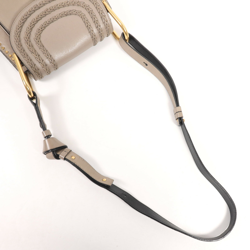 Chloe 皮革Shoulder Bag金扣肩背袋-4