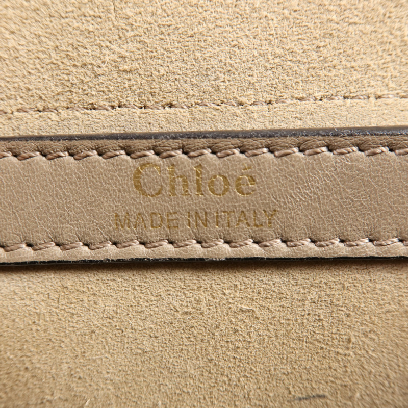 Chloe 皮革Shoulder Bag金扣肩背袋-10