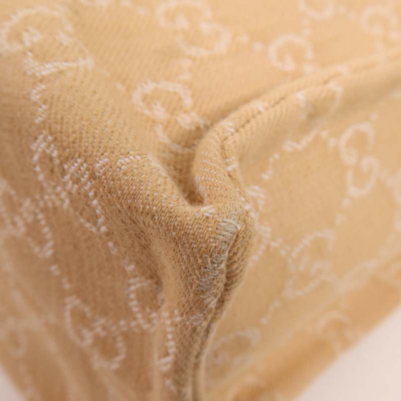 GUCCI 帆布2 Way Shoulder金扣手挽肩背兩用袋-7