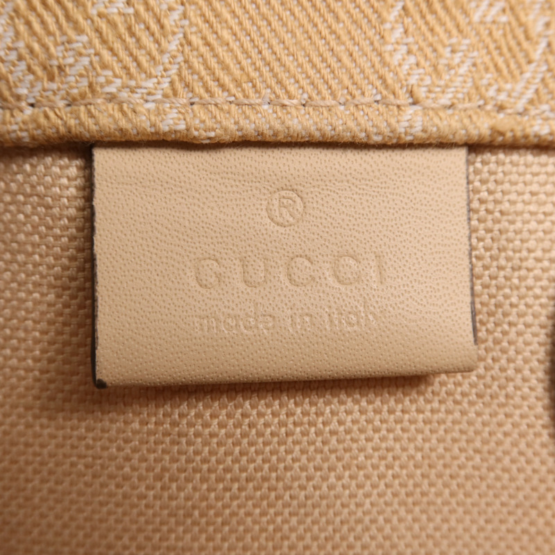 GUCCI 帆布2 Way Shoulder金扣手挽肩背兩用袋-10