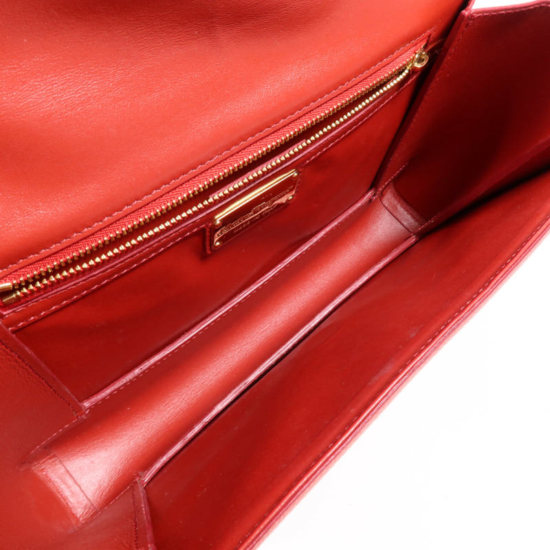 Salvatore Ferragamo 牛皮皮革Shoulder Bag金扣肩背袋-9