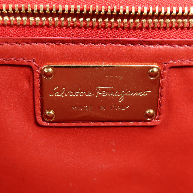 Salvatore Ferragamo 牛皮皮革Shoulder Bag金扣肩背袋-10