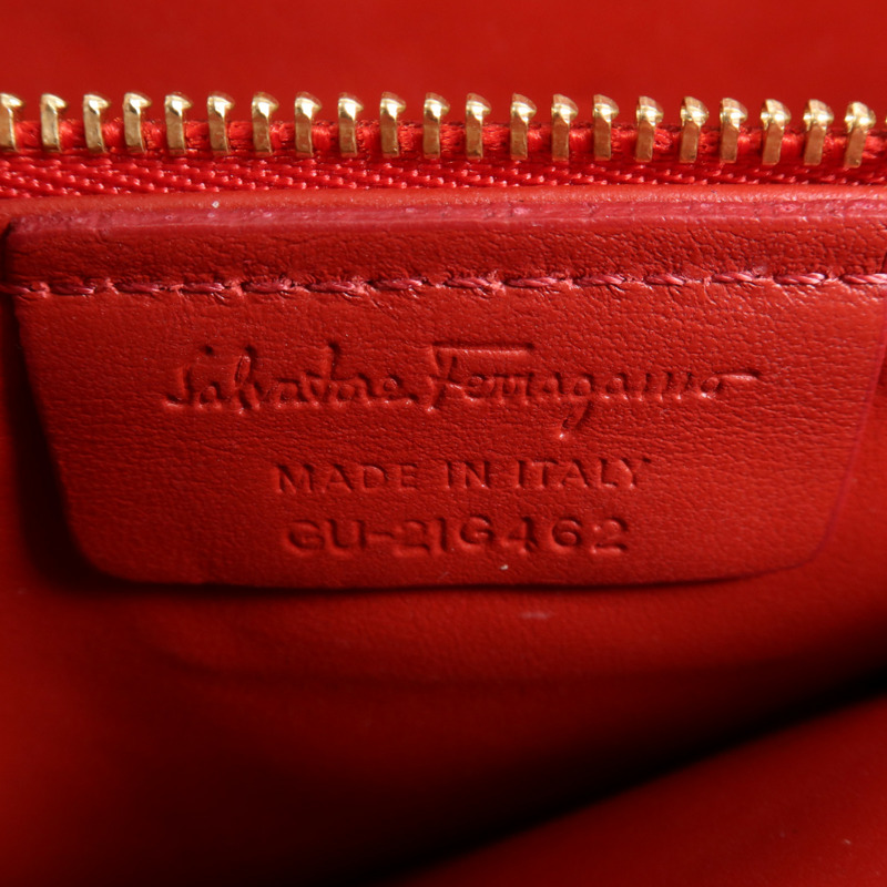 Salvatore Ferragamo 牛皮皮革Shoulder Bag金扣肩背袋-11