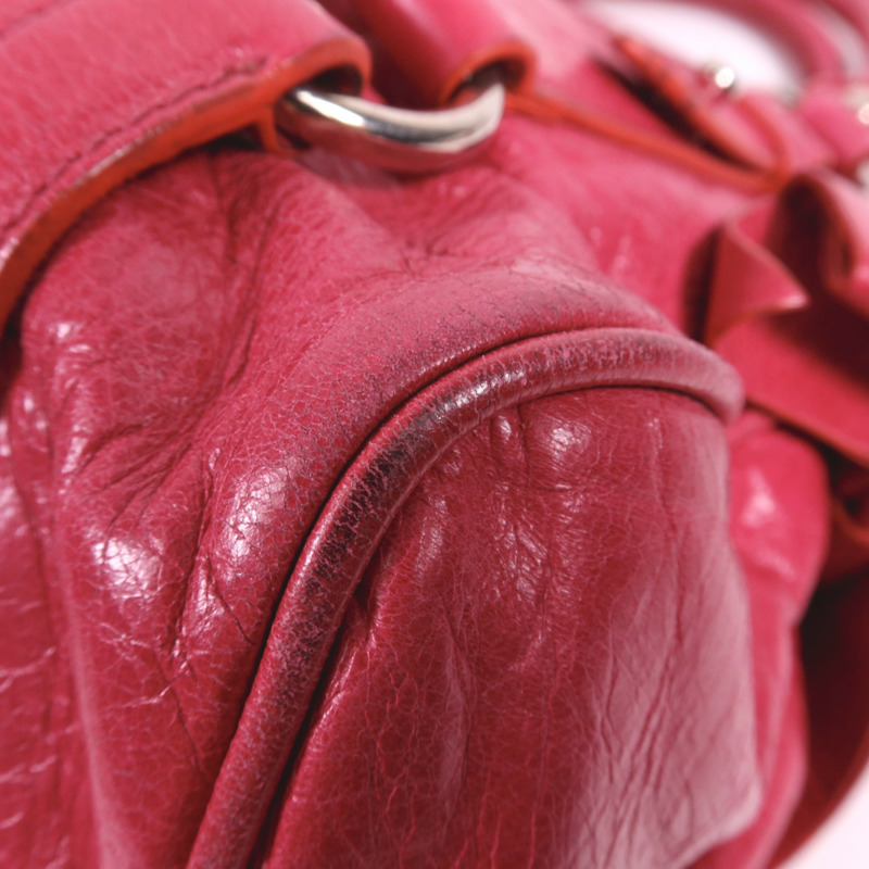 Miu Miu 牛皮皮革2 Way Shoulder銀扣手挽肩背兩用袋-5