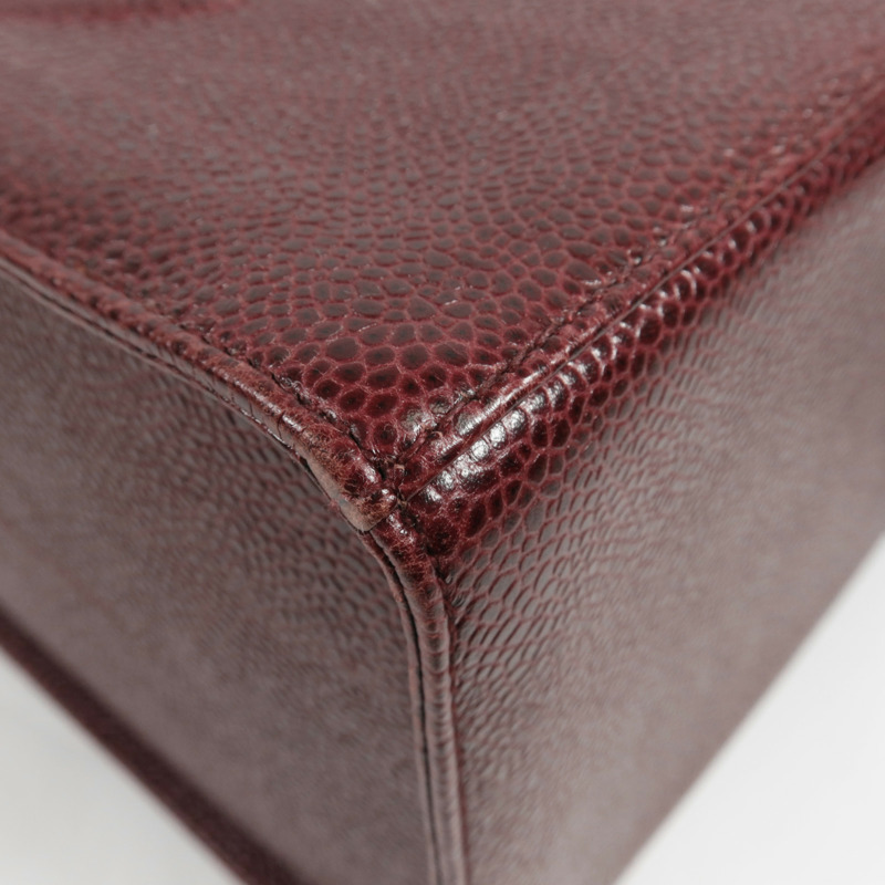 CHANEL 牛皮皮革2Way Shoulder Bag金扣手挽肩背兩用袋-7