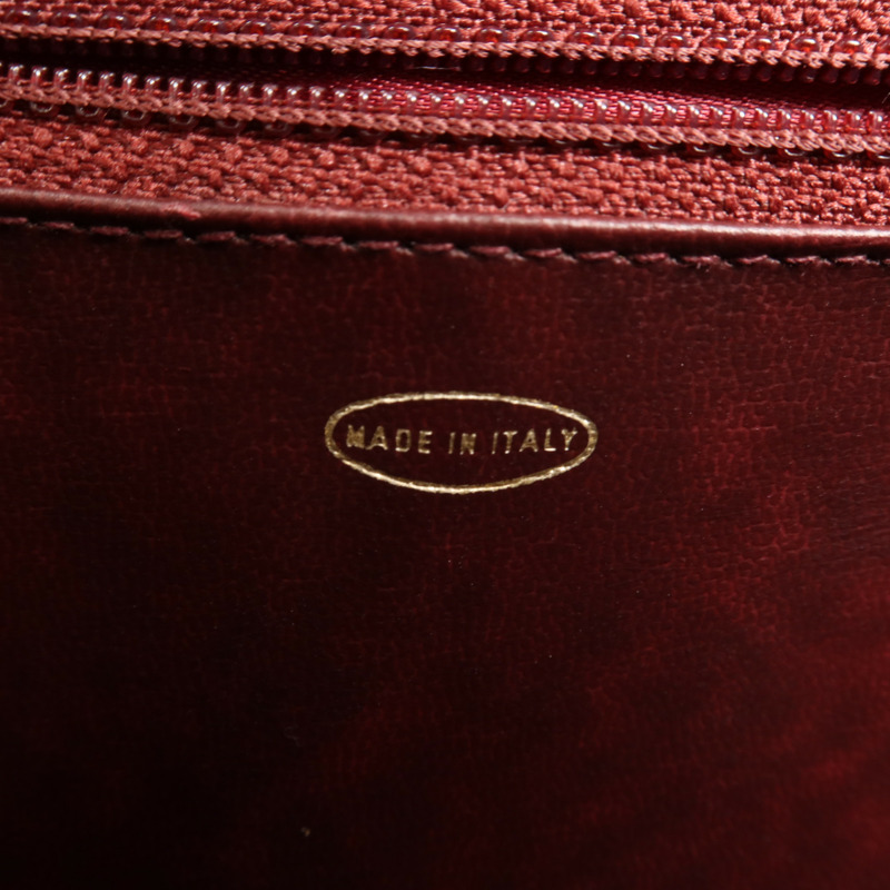 CHANEL 牛皮皮革2Way Shoulder Bag金扣手挽肩背兩用袋-11