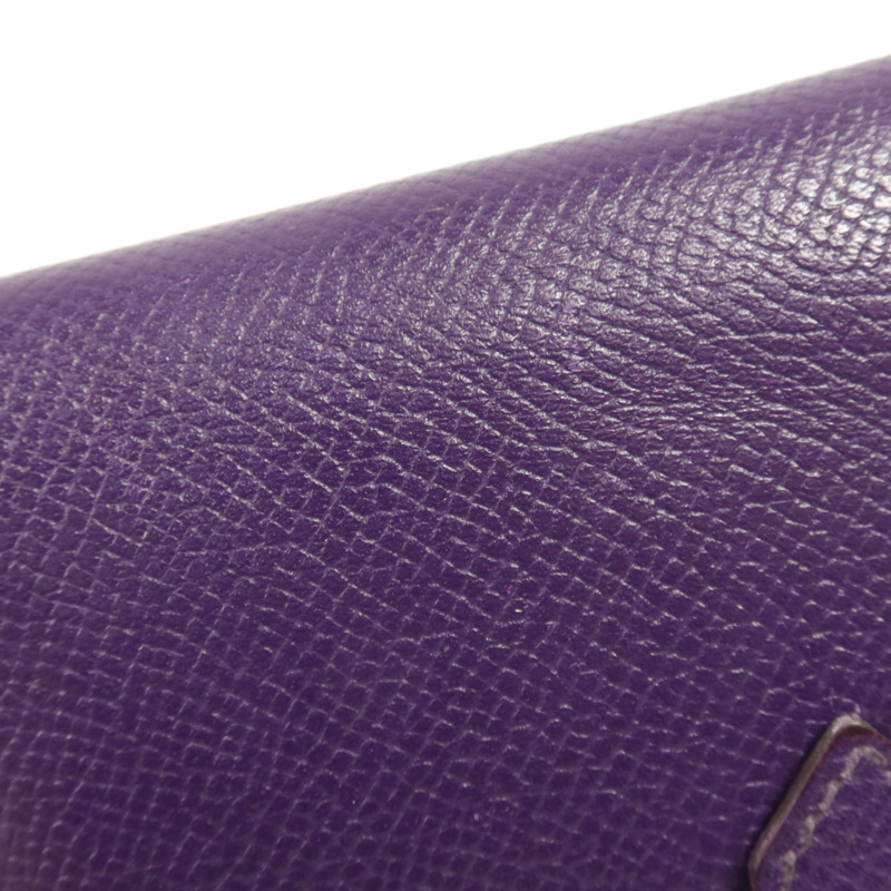 HERMES Epsom皮革Bearn Compact Wallet銀扣錢包-15