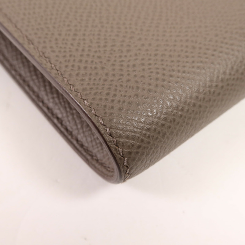 HERMES Epsom皮革Constance To Go金扣肩背袋Etain-8